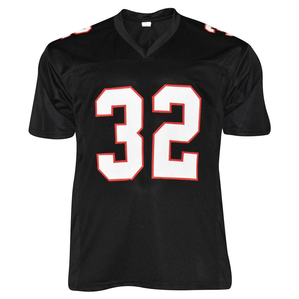Jamal Anderson Signed Atlanta Pro Black Football Jersey (JSA) -