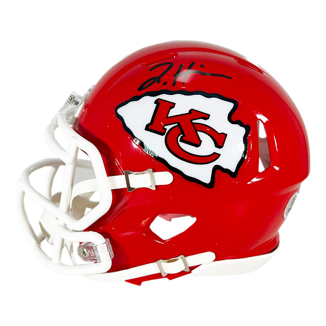 Jaden Hicks Signed Kansas City Chiefs Speed Mini Football Helmet