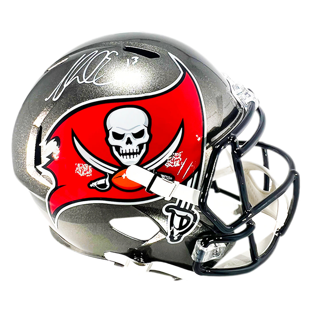 Mike Evans Signed Tampa Bay Buccaneers Speed Full-Size Replica Football Helmet (Beckett)