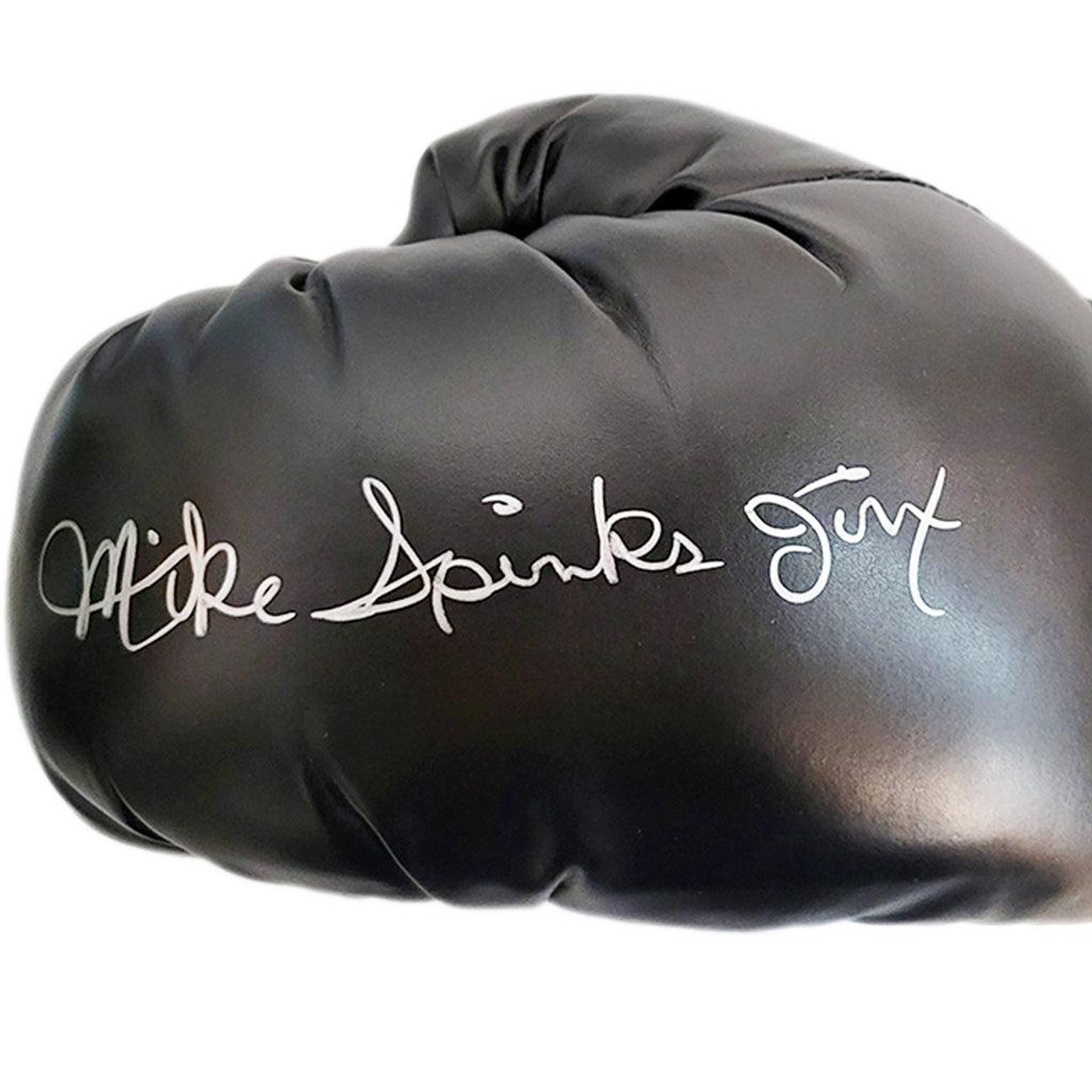 Michael Spinks "Jinx" Autographed Boxing Glove Black (JSA)