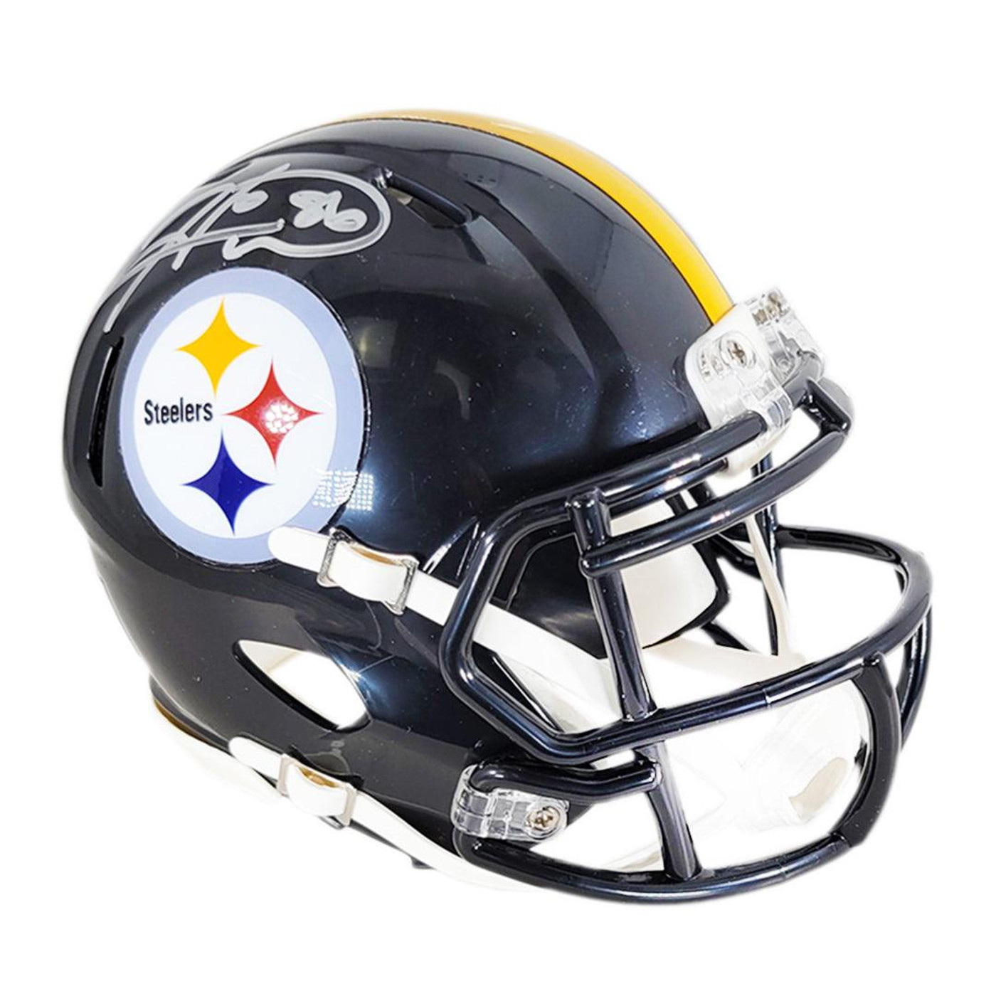 Hines Ward Signed Pittsburgh Steelers Speed Mini Football