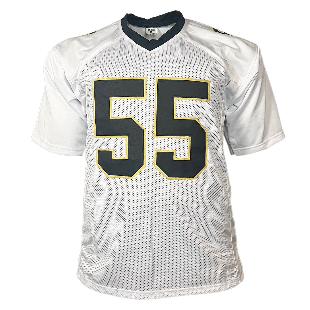 Isaiah Foskey Signed New Orleans White Football Jersey (JSA)