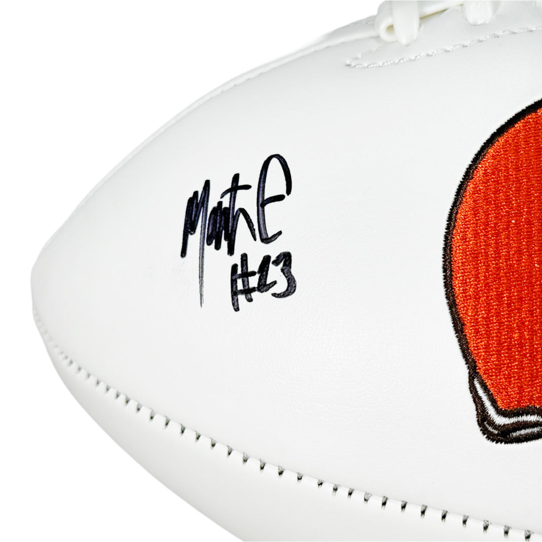 Martin Emerson Jr Signed Cleveland Browns Official NFL Team Logo