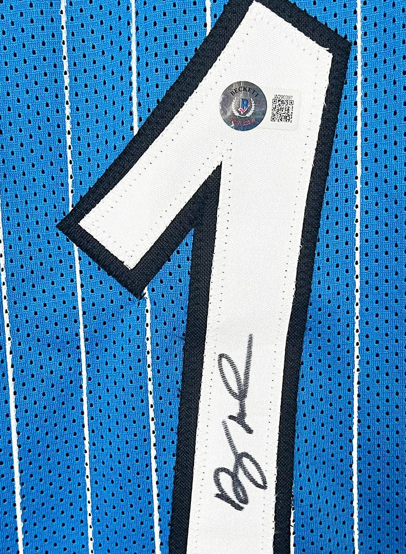 Anfernee Penny Hardaway Signed Orlando Blue Basketball Jersey