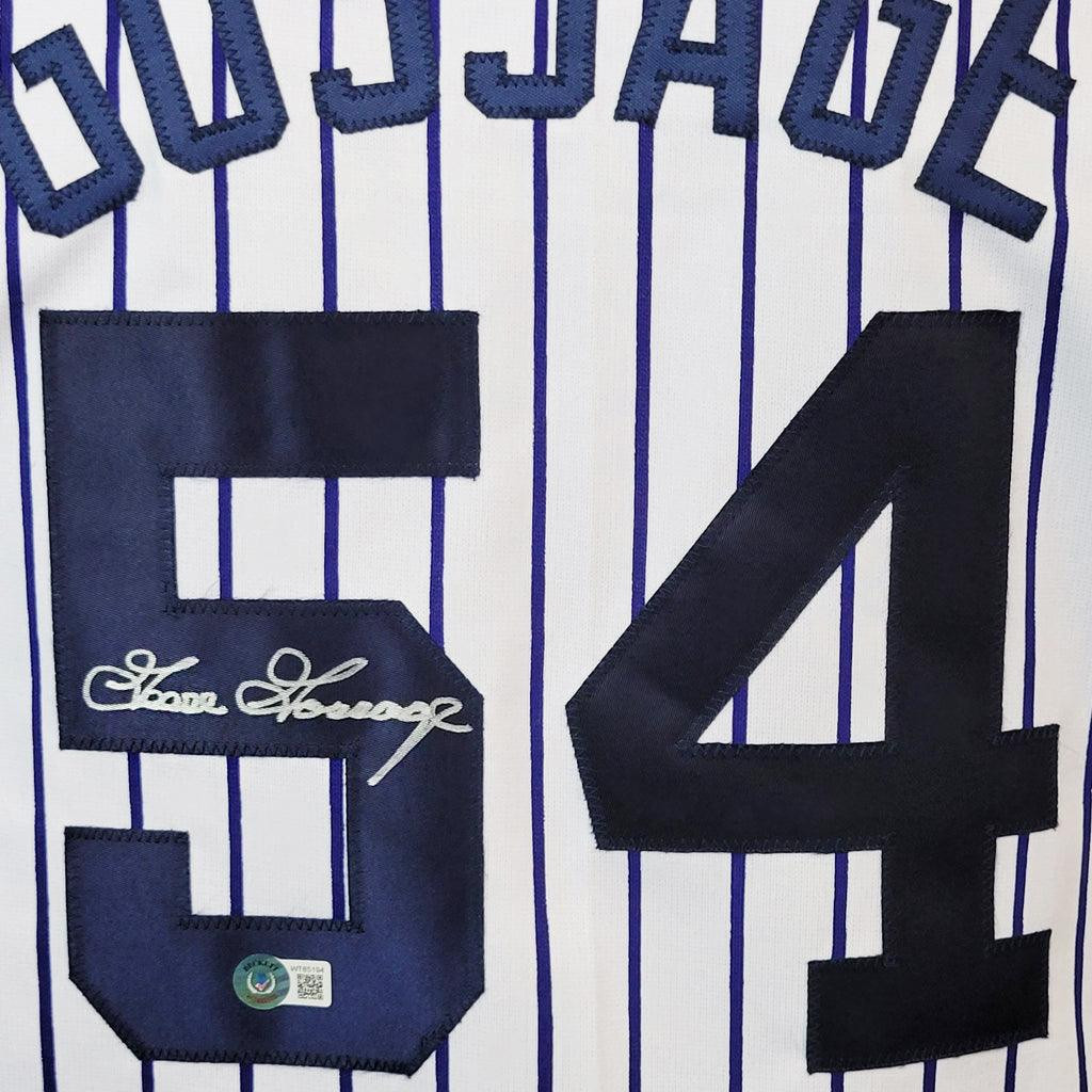 Goose Gossage Signed New York White Pinstripe Baseball Jersey (Beckett)