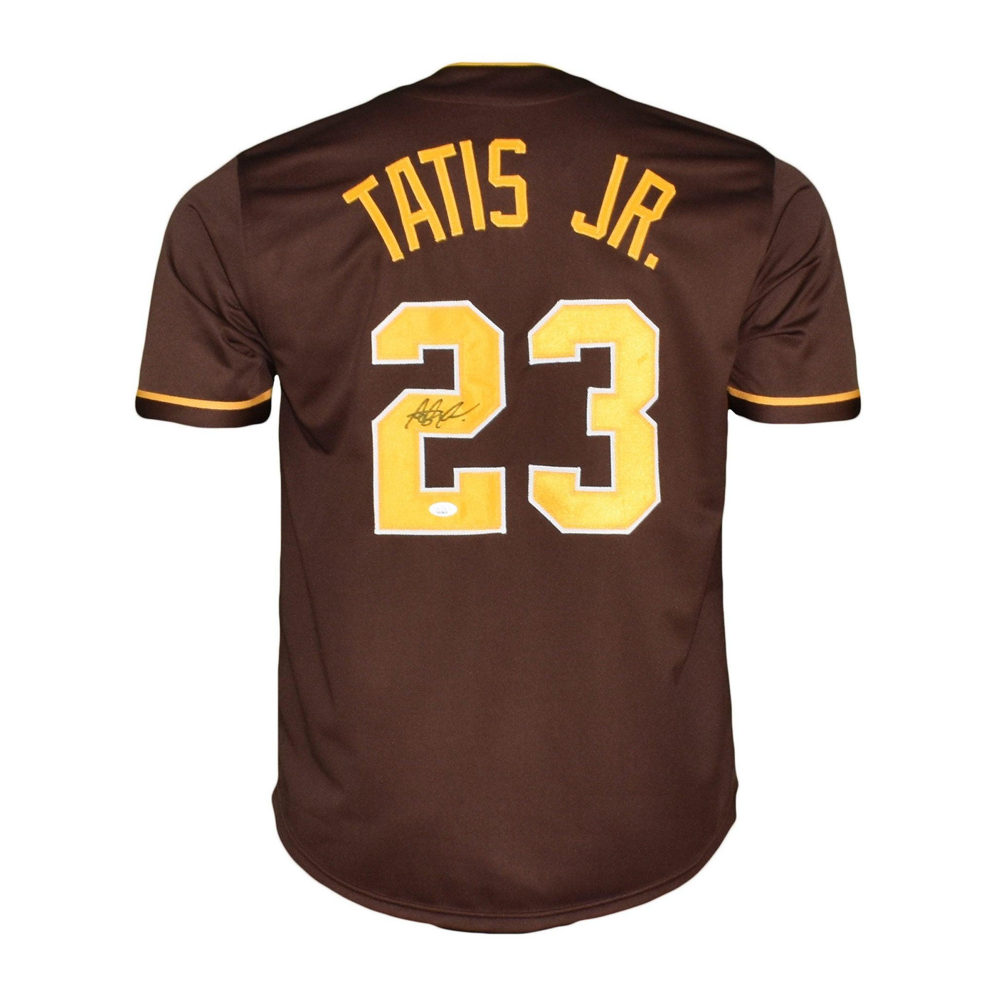 Fernando Tatis Jr. Signed San Diego Brown Jersey (JSA) -