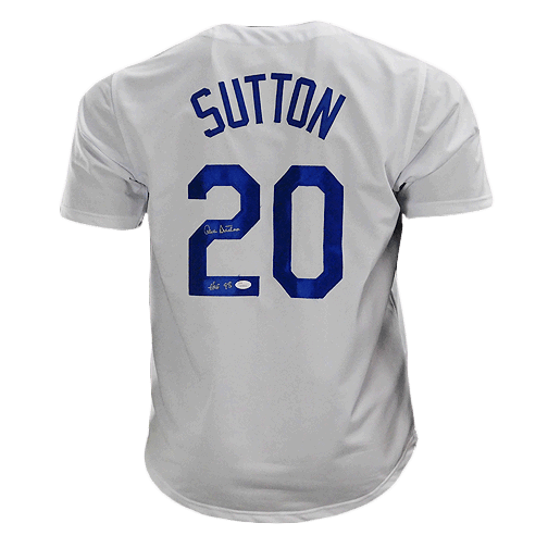 Don Sutton Signed HOF '98 Los Angeles Pro Edition White Baseball Jersey (JSA)