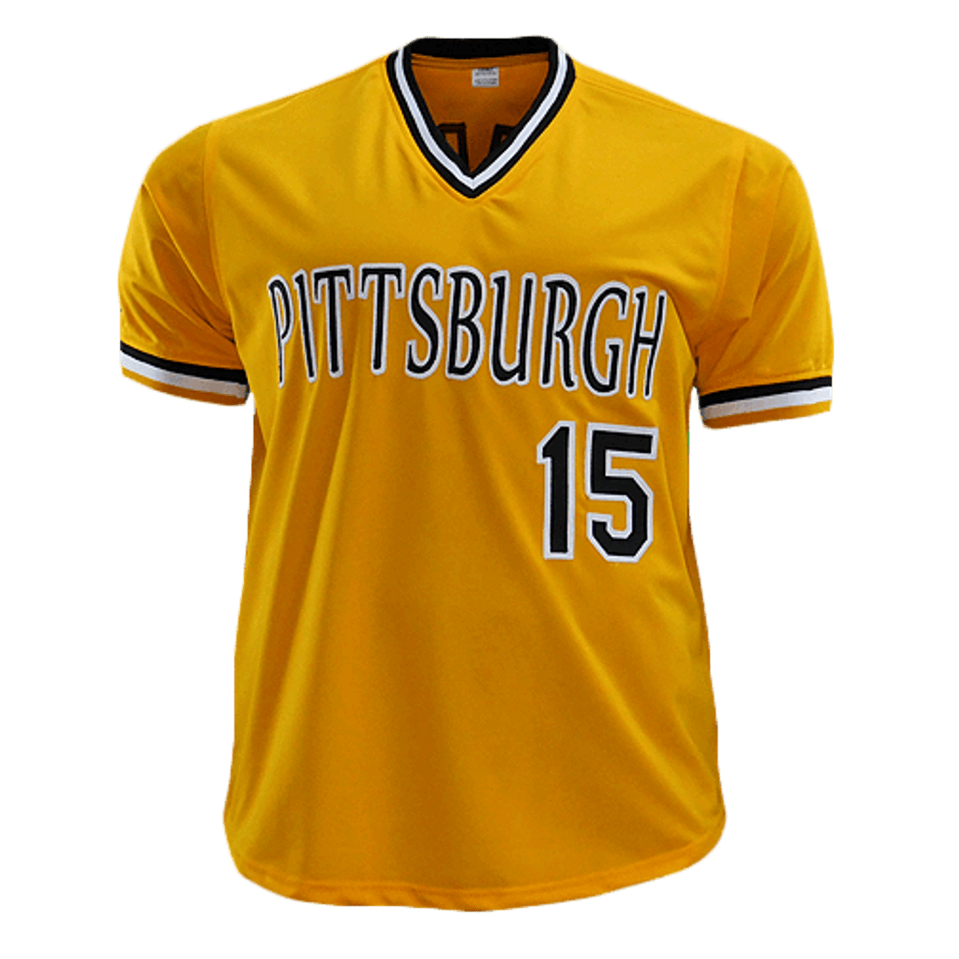 Doug Drabek Signed Pittsburgh Pro Edition Yellow Baseball Jersey (JSA)
