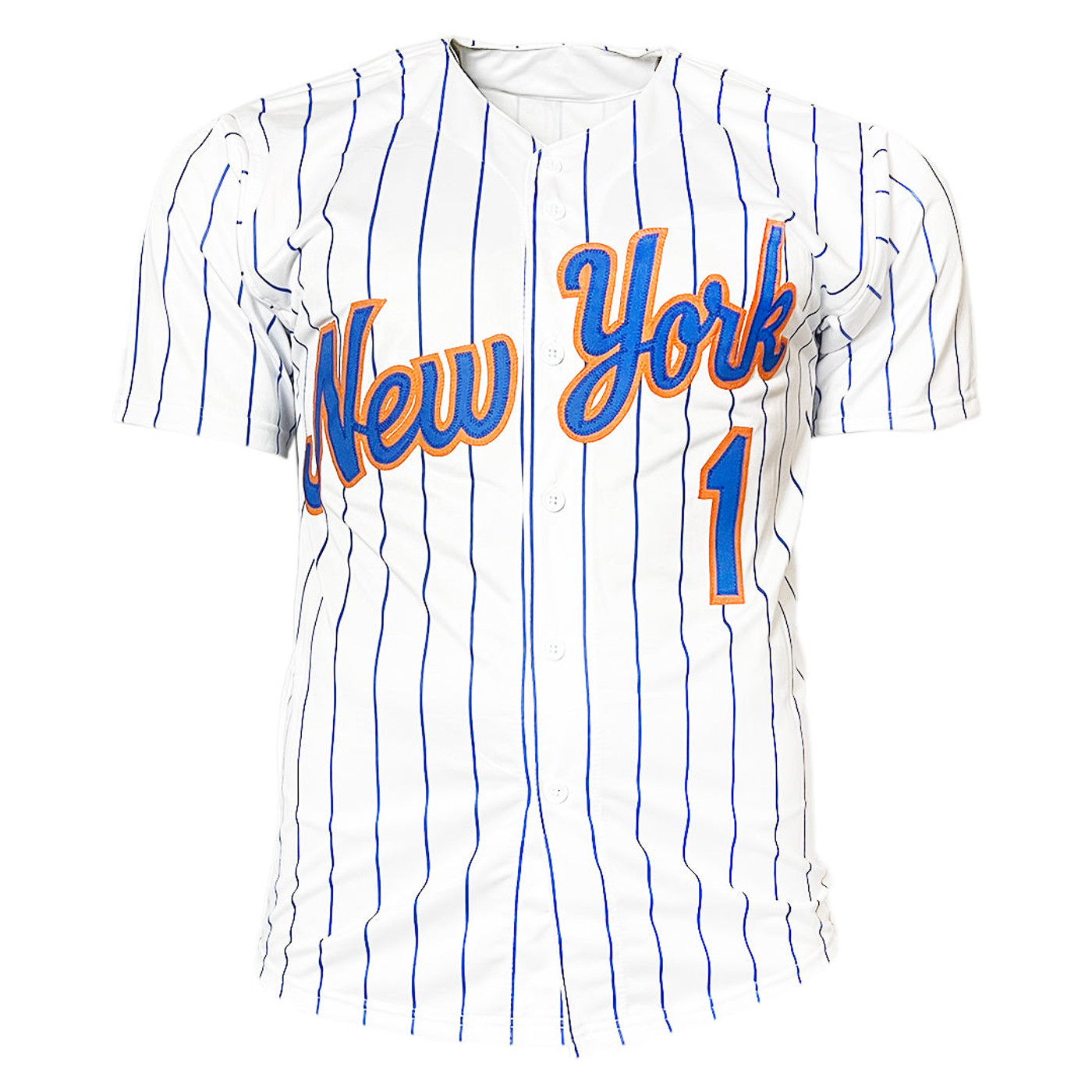 Mookie Wilson Signed New York Pinstripe Baseball Jersey (JSA) -