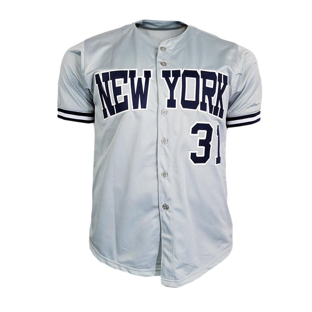 Tim Raines Signed New York Grey Baseball Jersey (JSA)