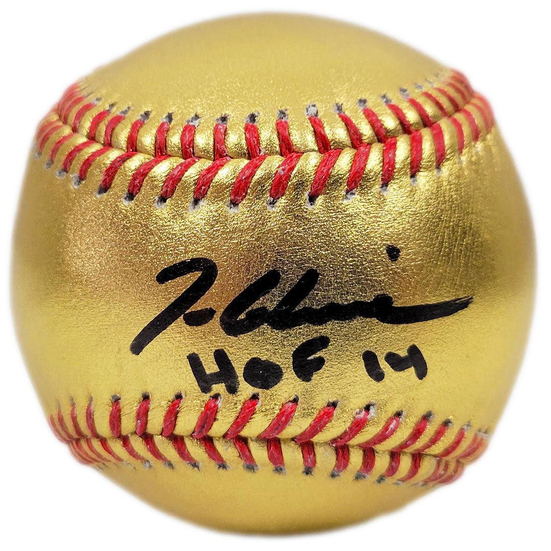 り*ん様 トム・グラビン Tom Glavine 直筆サインボール Tom Glavine Signed HOF 14 Inscription Rawlings Official MLB Gold