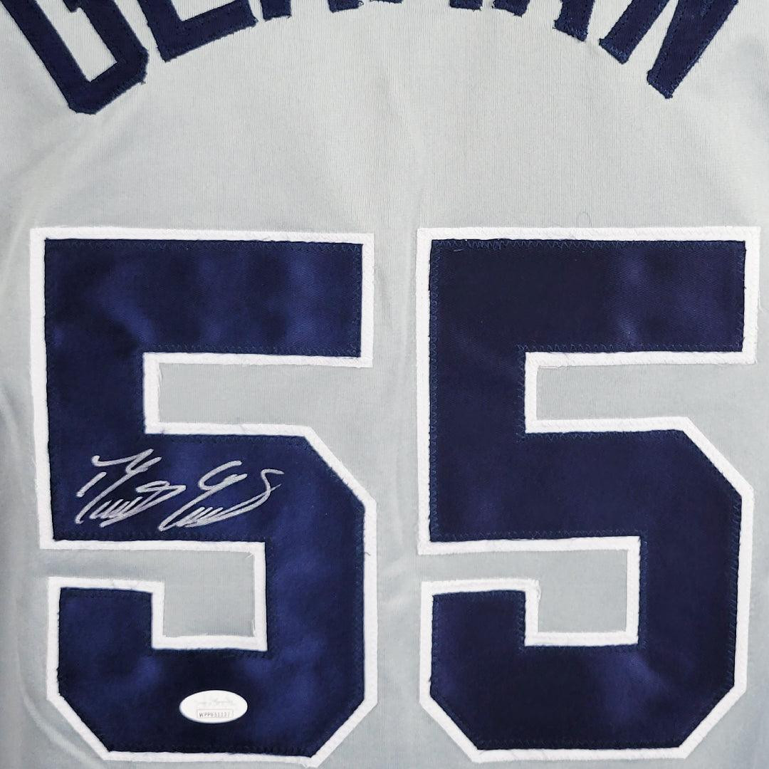 Domingo German Signed New York Grey Baseball Jersey (JSA)