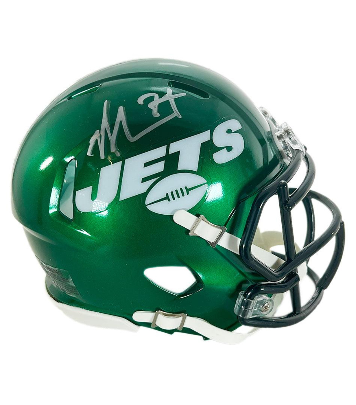 Nick Mangold Signed New York Jets Speed Mini Football Helmet (JSA)