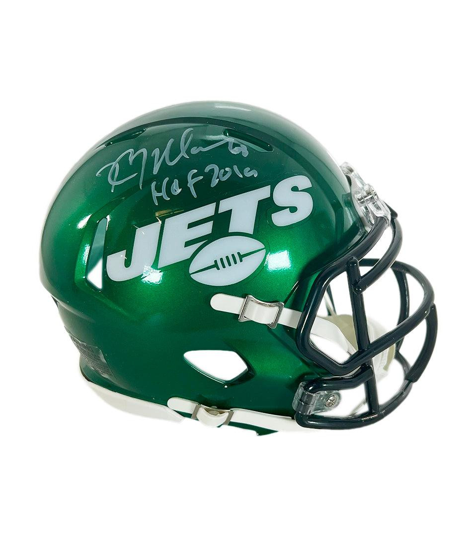 Kevin Mawae Signed HOF 2019 Inscription New York Jets Speed Mini Football Helmet (JSA)
