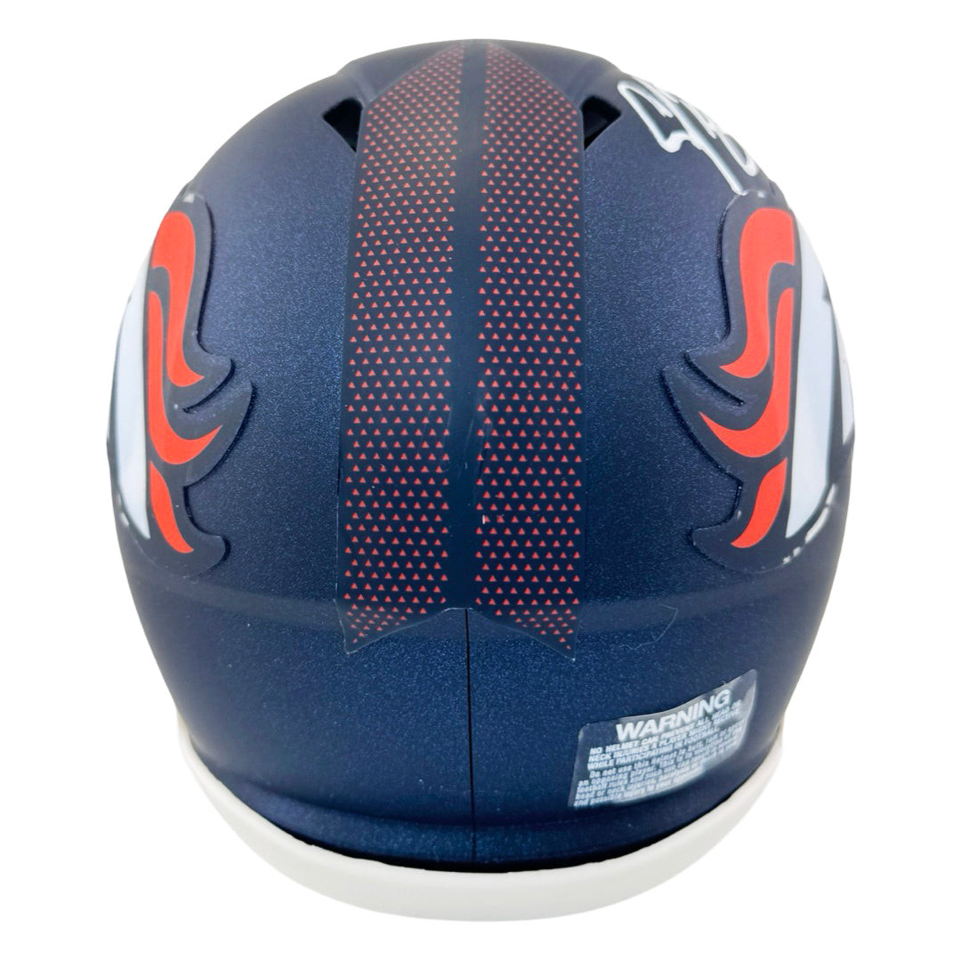Champ Bailey Signed Denver Broncos Speed 2024 Mini Football Helmet