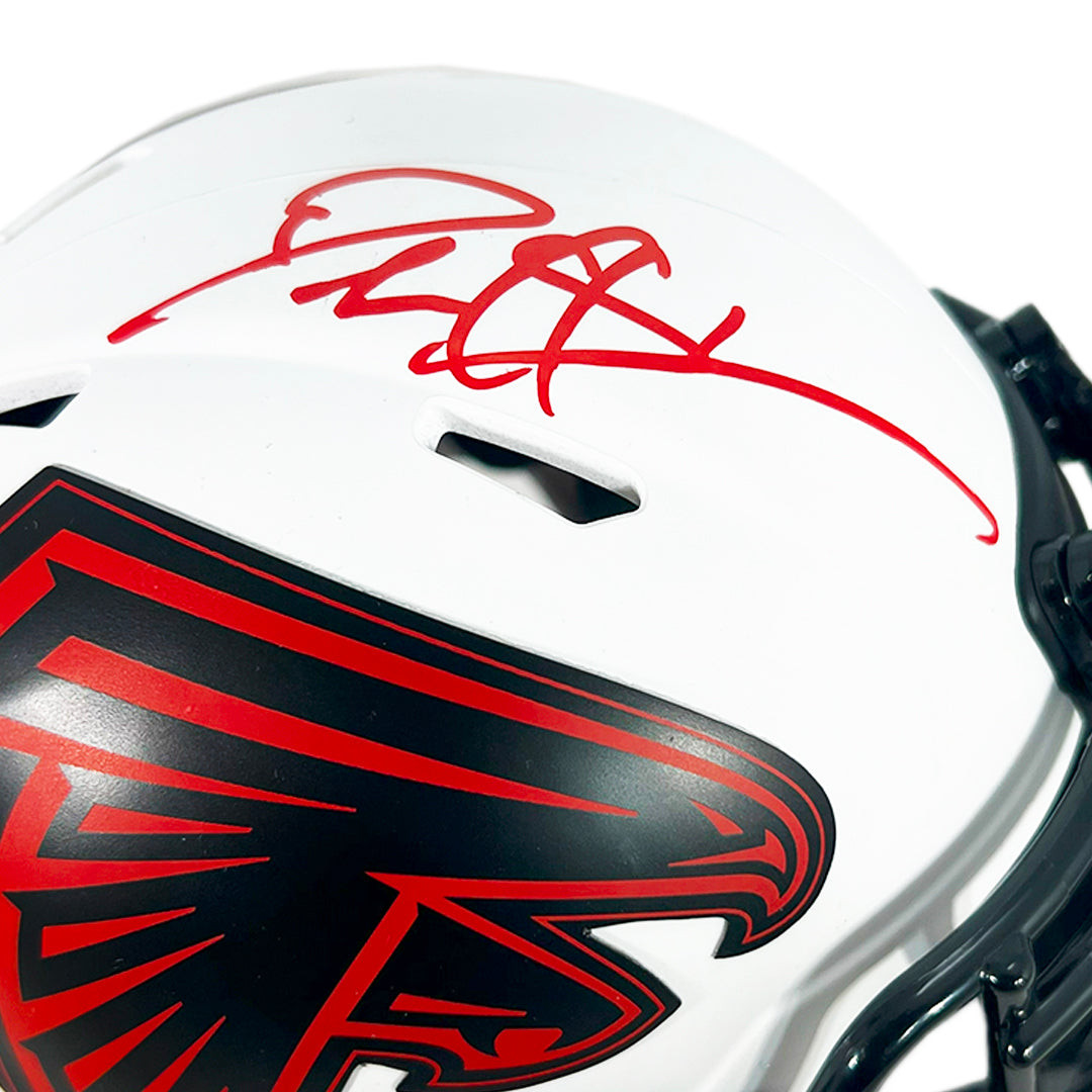 Deion Sanders Signed Atlanta Falcons Lunar Eclipse Mini Football