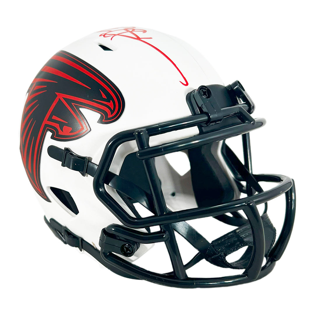Deion Sanders Signed Atlanta Falcons Lunar Eclipse Mini Football