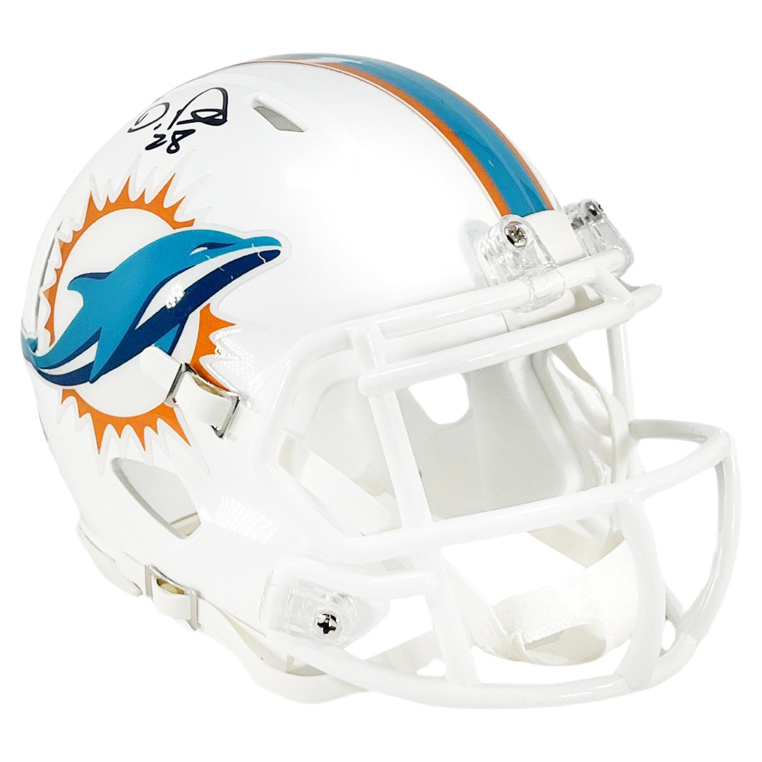 Transparent Miami Dolphins New Helmets Dolphins 2025 Rave Mini