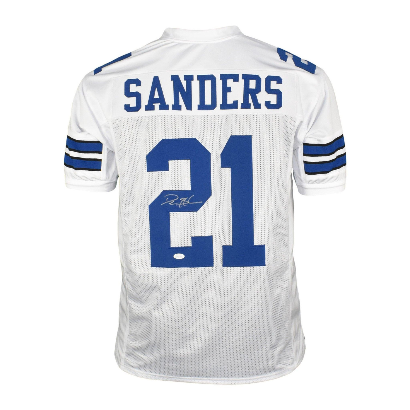Deion Sanders Signed Pro-Edition Dallas White Football Jersey