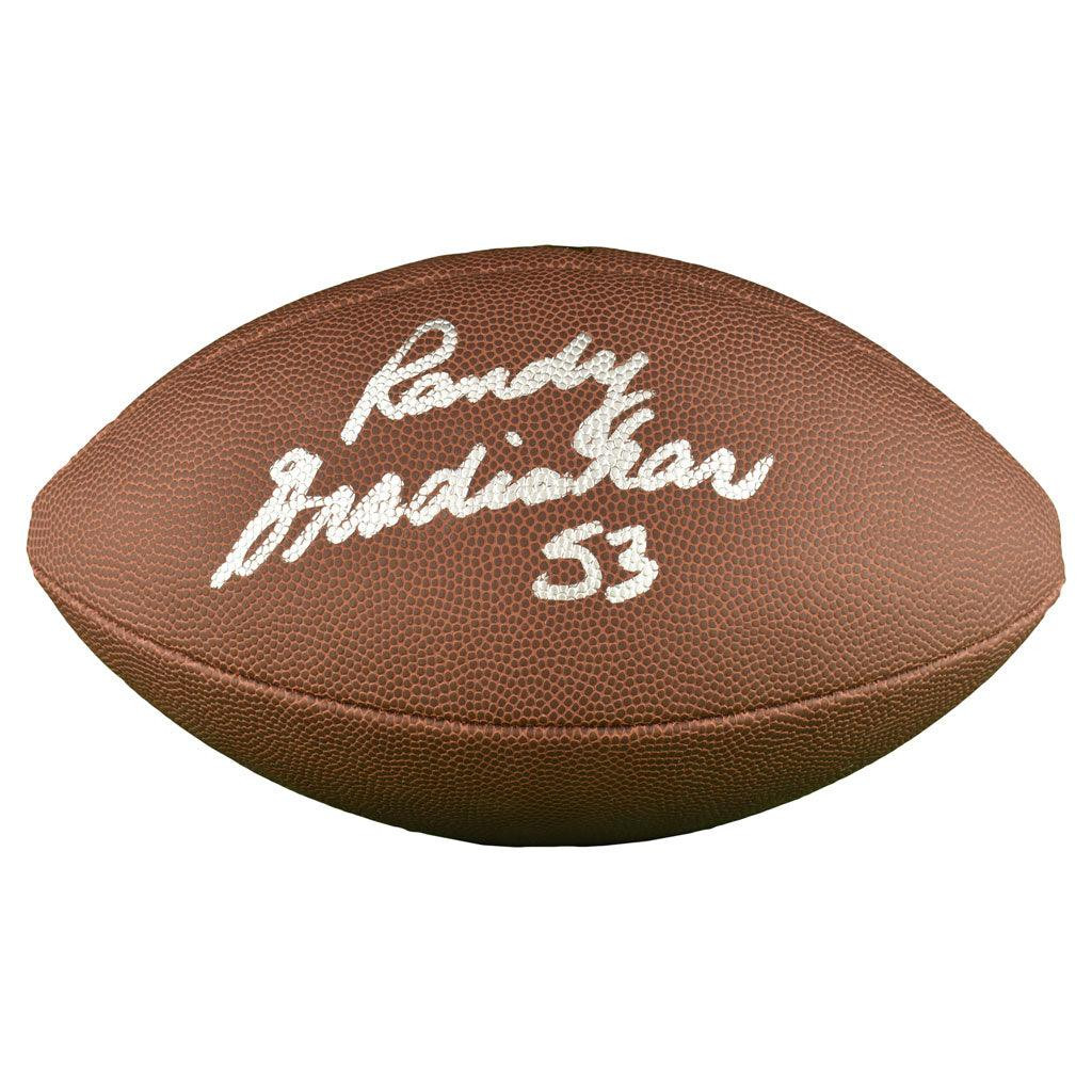 Randy Gradishar Signed Wilson Official NFL Replica Football (JSA)