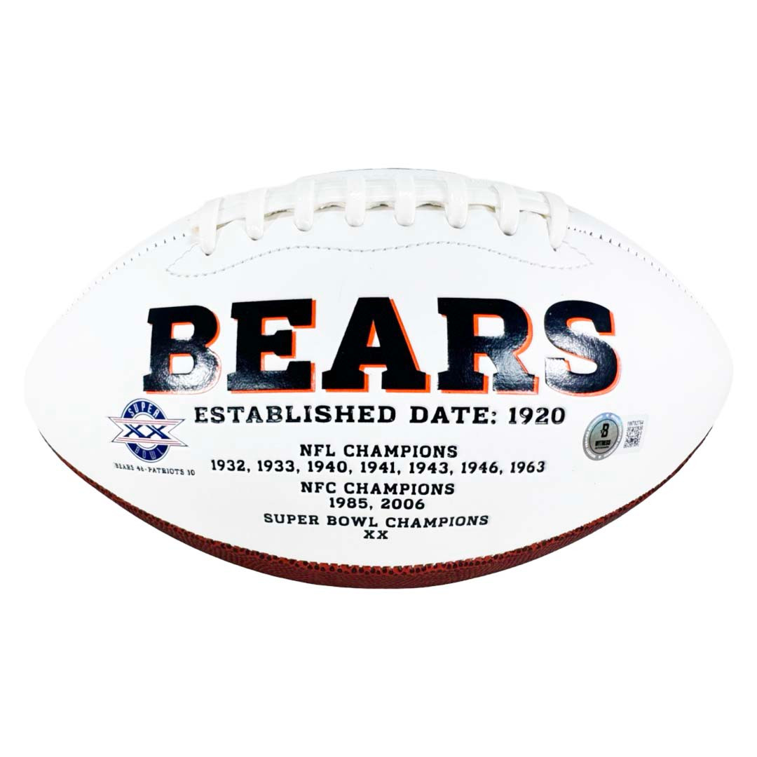 Keenan Allen Signed Chicago Bears Official NFL Team Logo Football