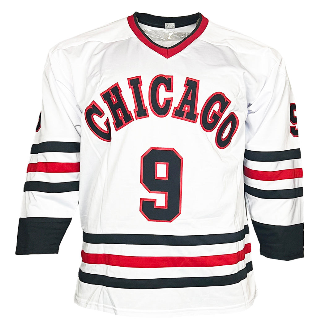 Bobby Hull Signed HOF 1983 Inscription Chicago White Hockey Jersey (JSA)