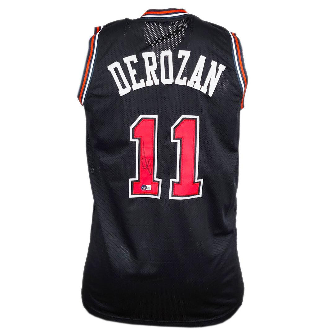 DeROZAN 11 ユニフォーム サイン入り CHICAGO NBA DeMar DeRozan Signed Chicago Black Basketball Jersey (Beckett) -