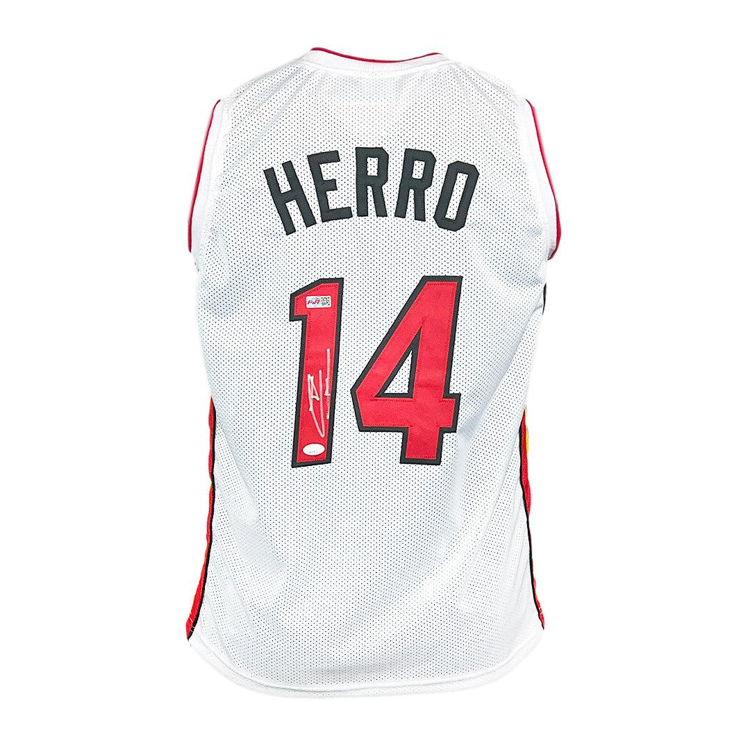 Tyler Herro Signed Miami White Basketball Jersey (JSA) -