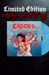 Limited Red Signed Edition: Signed by All Active Exodus Band Members in Red Marker. Numbered 1 - 399.