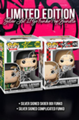 Avril Lavigne Complicated and Sk8er Boi Funko POP! Bundle: Limited Silver Signed Edition Of Each Funko.