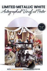 Limited White Metallic Edition w/ Signed Poster: Includes Pierre Bouvier, Chuck Comeau, Jeff Stinco, and Sébastien Lefebvre's Autographs on Vinyl Jacket in White Metallic Ink and on an 11x14 in Poster in Orange Ink. Vinyl and Poster Numbered 1 of 275.