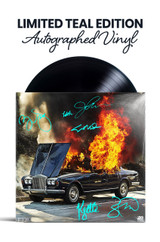 Limited Teal Signed Edition: Features the autographs of John Baldwin Gourley, Zachary Scott Carother, Kyle O'Quin, Zoe Manville, and Eric Howk on the vinyl jacket, signed in teal ink. Limited supply.