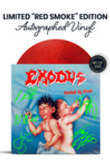 Limited Red Smoke Edition: Signed by All Active Exodus Band Members in Neon Green Marker. Numbered 1 - 299.