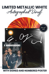 Limited Metallic White Edition Bundle: Includes Sam Harris, Casey Harris, and Adam Levin's Autographs on Vinyl Jacket in White Ink. Includes Autographed Poster. Both Vinyl and Poster Numbered 1 of 149.