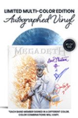 Limited Multi-Color Edition: Includes Dave Mustaine, Teemu Mäntysaari, James LoMenzo, and Dirk Verbeuren's Autographs on Vinyl Jacket in Purple, Red, Orange, and Blue Ink. Color Combinations Will Vary. Numbered 1 of 199.