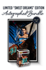 “Sweet Dreams” Bundle: Features a hand-signed Freddy Krueger Funko Pop and matching exclusive poster. Each individually numbered out of only 99.