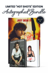 Limited "Hot Shots" Bundle: Includes Charlie Sheen's Autograph on Caricature Bookplate and on Poster in Red Ink. Numbered 1 of 70.