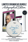 Limited Drumhead Bundle: Includes Signed Drumhead in Either Blue, Gold, Pink, Red, or Green Ink. Only 20 Units of Each Color. Includes Autographed Bookplated Edition of Unbreakable Rhythm.