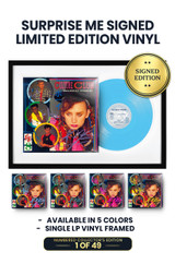 Limited Surprise Me Collector's Edition: Includes Boy George, Roy Hay, and Mikey Craig's Autographs on Vinyl Jacket in Purple, Blue, Teal, Pink, and Yellow Ink. 49 Units of Each Color. This Product Comes Framed.