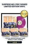 Limited Surprise Me Lyric Edition: Includes Lou Gramm's Autograph on Vinyl Jacket with Special Inscription Lyrics in Yellow Ink. Limited to 20 Units. This Item Comes Framed.