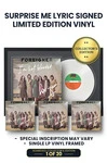 Limited Surprise Me Lyric Edition: Includes Lou Gramm's Autograph on Vinyl Jacket with Special Inscription Lyrics in White Ink. Limited to 20 Units. This Item Comes Framed.
