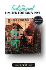 Limited Teal Signed Edition: Includes Bill Ward's Autograph on Vinyl Jacket in Teal Ink. 1 of 49.