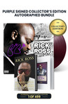 Limited Purple Signed Collector's Edition Bundle: Includes Rick Ross's Autograph on Both Custom Bookplate Inside Book & On "Port of Miami" Vinyl in Purple Ink. 1 of 499.