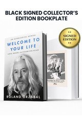 Limited Black Signed Edition: Includes Ronald Orzabal's Autograph on Custom Bookplate Inside Book in Black Ink.