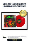 Limited Framed Yellow Lyric Edition: Includes Bret Michaels' Autograph and Surprise Lyrics on Vinyl Jacket in Yellow Ink. 1 of 49. This Item Comes Framed. *JSA Authentication Included