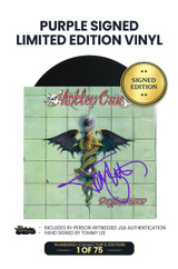 Limited Purple Edition: Includes Tommy Lee's Autograph on Vinyl Jacket in Purple Ink. 1 of 75. *JSA Authentication Included.