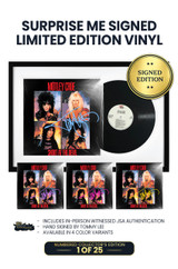 Limited Surprise Me Framed Edition: Includes Tommy Lee's Autograph in Either Blue, Purple, Pink, or Yellow Ink on Vinyl Jacket. 25 Units of Each Color. This Product Comes Framed. *JSA Authentication Included.