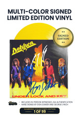 Limited Multi-Color Edition: Includes Don Dokken and George Lynch's Autographs on Vinyl Jacket in White and Royal Blue Ink. 1 of 99. Signature Colors May Vary. *In Person JSA Authentication Included.