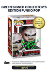 Limited Green Edition: Includes Bruce Dickinson's Personal Autograph on Funko Pop! Box in Green Ink. 1 of 75.