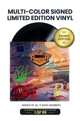 Limited Multi-Color Edition: Includes Jack Blades, Kelly Keagy, Brad Gillis, Keri Kelli, and Eric Levy's Personal Autographs on Vinyl Jacket in Red, Orange, Yellow, Light Green, and Light Blue Ink. Each Unit's Signature Colors May Vary.  1 of 99.